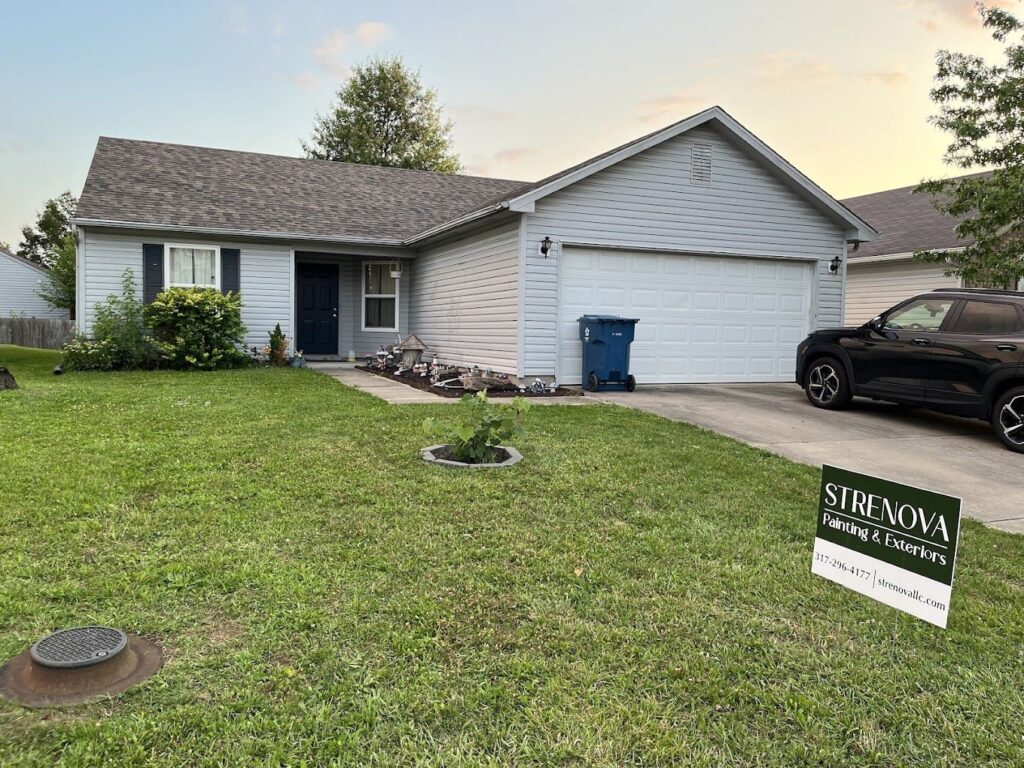 A home with a new roof from Strenova Exteriors