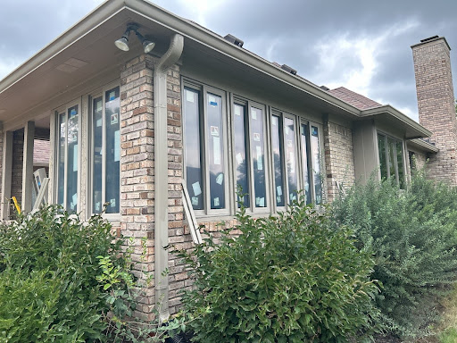 New Andersen windows installed in a brick home