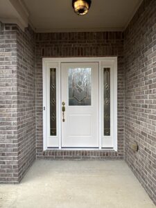 An Indianapolis-area home with a new front door