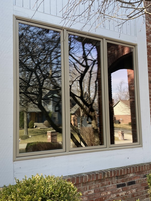 New exterior windows