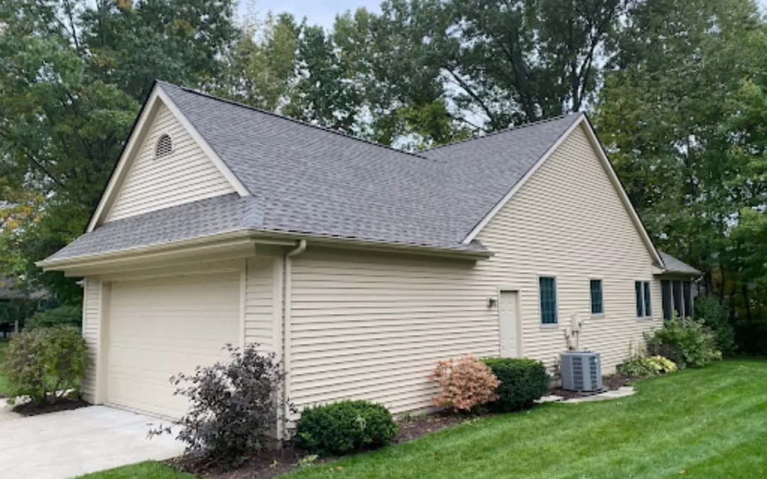 A modest home with a new, durable roof